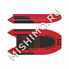 Лодка MISHIMO RIVER FJET PRO 410 под водомет Лодка MISHIMO RIVER FJET PRO 410 под водомет